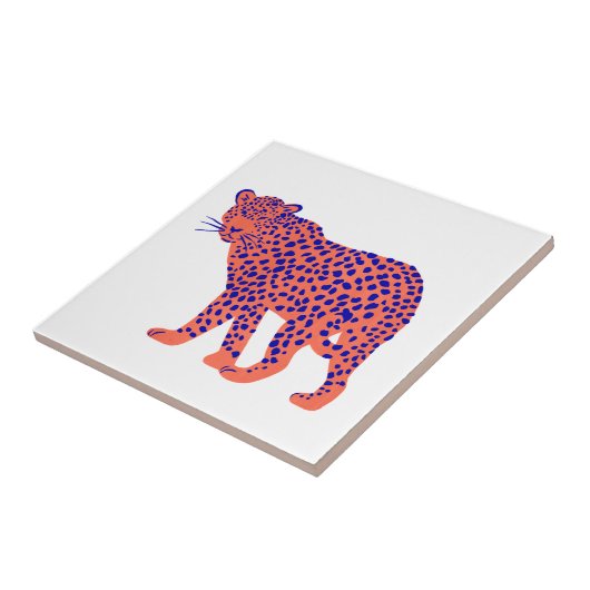 Bright Leopard Fliese (Seite)