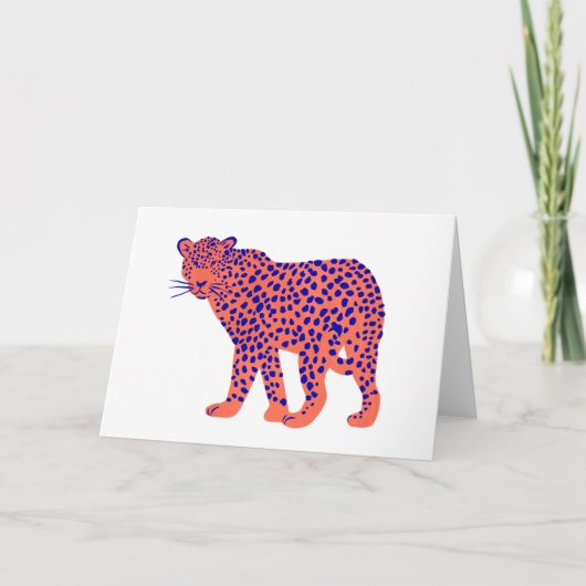 Bright Leopard Karte (Vorderseite)