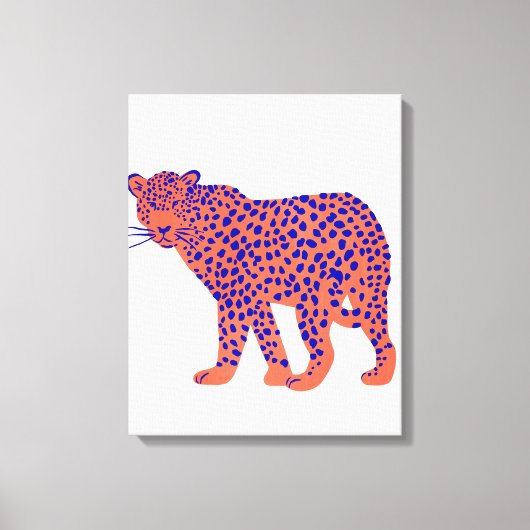 Bright Leopard Leinwanddruck (Vorderseite)