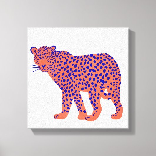 Bright Leopard Leinwanddruck (Vorderseite)