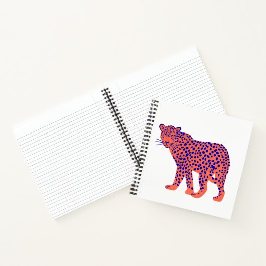 Bright Leopard Notizblock (Innenseite)