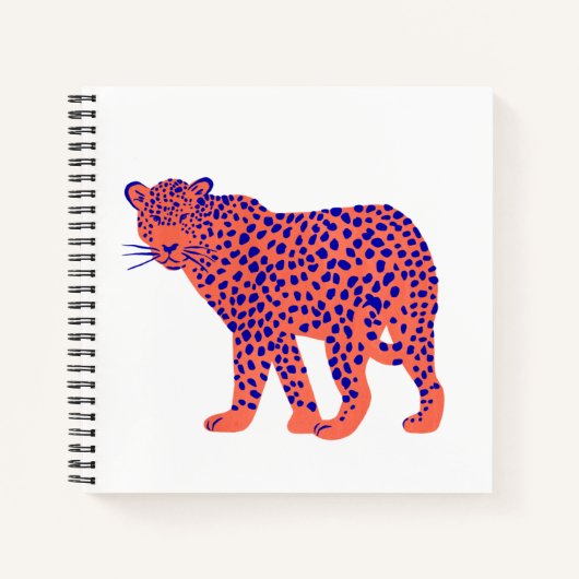 Bright Leopard Notizblock (Vorderseite)