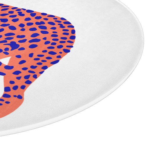 Bright Leopard Schneidebrett (Ecke)