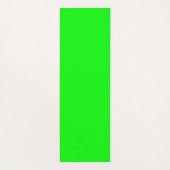 Bright leopard skin monogram name Yoga Mat Yogamatte (Rückseite)