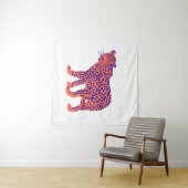 Bright Leopard Wandteppich (Beispiel (Horizontal))