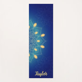 Bright Lights Mandala Yogamatte (Vorderseite)