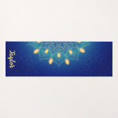 Bright Lights Mandala Yogamatte (Vorderseite (Horizontal))