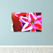 Bright Lily Leinwanddruck (Insitu (Holzboden))