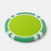 Bright Lime Green Neon Trendy Colors Pokerchips (Einzeln)
