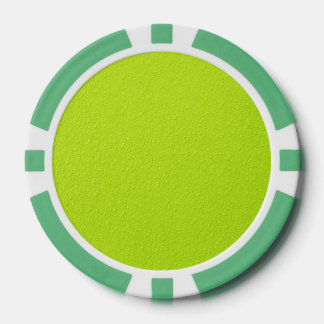 Bright Lime Green Neon Trendy Colors Pokerchips