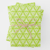 Bright Lime Green Spirale Muster Geschenkpapier Set (Beispiel)