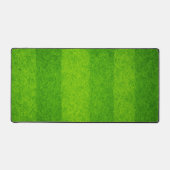 Bright Lime Green Watercolor Textur Muster Schreibtischunterlage (Vorderseite)