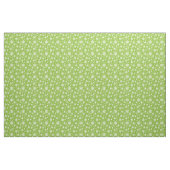 Bright Lime Green Winter White Snowflake Muster Stoff (Yard (91,4 cm))