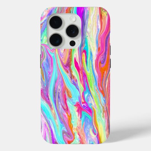 Bright Liquid Color Neon Case-Mate iPhone Hülle (Rückseite)