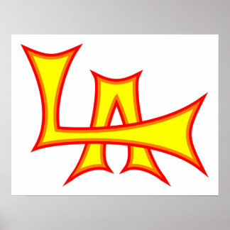 Bright Los Angeles Poster