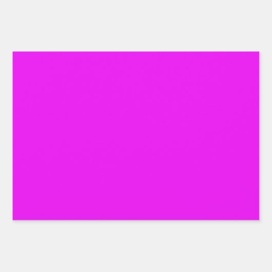 Bright Magenta Geschenkpapier Set (Vorderseite)