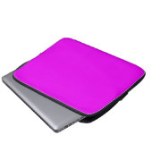 Bright Magenta Laptopschutzhülle (Vorne Knopf)