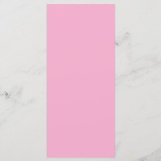 Bright Magenta Orange Simple Monogram Wedding Menu Menükarte (Rückseite)