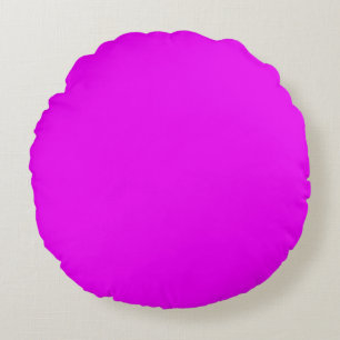 Bright Magenta Rundes Kissen