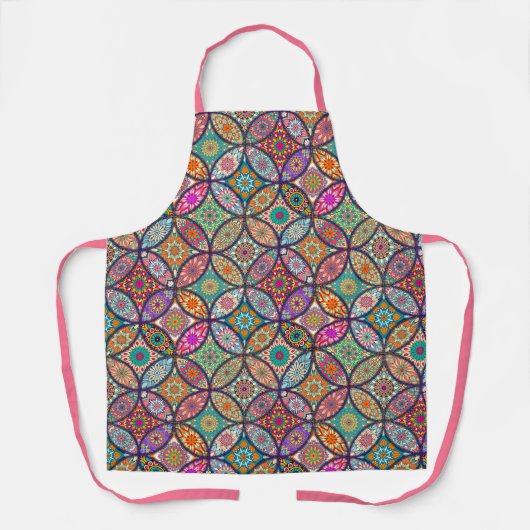 Bright Mandala Pattern Schürze (Vorderseite)