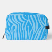 BRIGHT MARINE BLUE LEOPARD DRUCKPATTER WASCHBEUTEL (Rückseite)