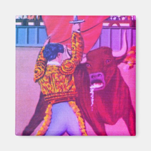 Bright Matador Entertains Crowd mit Bull Magnet (Vorne)