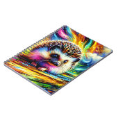 Bright Meadow Hedgehog Notebook Notizblock (Linke Seite)