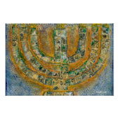 Bright Menorah Poster (Vorderseite)
