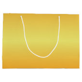 Bright Metallic Gold Bells Große Geschenktüte (Rückseite)