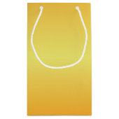 Bright Metallic Gold Bells Kleine Geschenktüte (Rückseite)