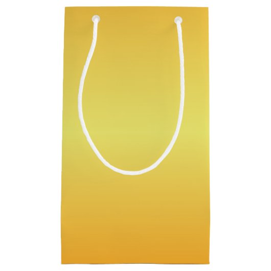 Bright Metallic Gold Bells Kleine Geschenktüte (Vorderseite)