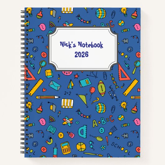 Bright Minds School Notebook Notizblock (Vorderseite)