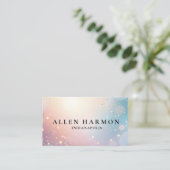 Bright Minimal Custom Family Name | 5-Minute Edit Visitenkarte (Stehend Vorderseite)