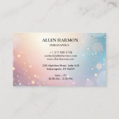 Bright Minimal Custom Family Name | 5-Minute Edit Visitenkarte (Rückseite)