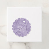 Bright Minimalist Citrus Bridal Shower Geschenkanhänger (Beispiel)