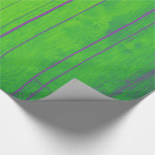 Bright Mint Green Bamboo Wood Emerald Meadow Geschenkpapier (Ecke)