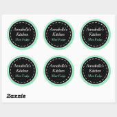 Bright Mint Kitchen Stickers (Blatt)