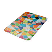 Bright Mosaic Tiles Badematte (Schrägansicht)