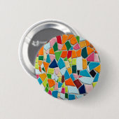 Bright Mosaic Tiles Button (Vorne & Hinten)