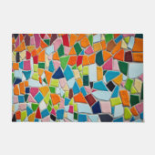 Bright Mosaic Tiles Fußmatte (Vorderseite)