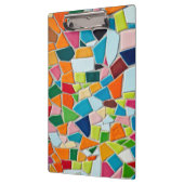 Bright Mosaic Tiles Klemmbrett (Links)