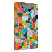 Bright Mosaic Tiles Klemmbrett (Rechts)