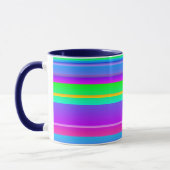 Bright multicolor kreativ gestreift tasse (Links)
