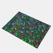 Bright Multicolor Rocks Stones Fußmatte (Schrägansicht)