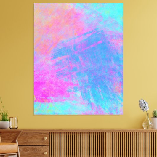 Bright Multicolor Splashes Leinwanddruck (Insitu (Wohnzimmer))