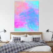 Bright Multicolor Splashes Leinwanddruck (Insitu (Schlafzimmer))
