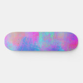 Bright Multicolor Splashes Skateboard (Horizontal)
