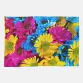 Bright Multicolored Daisies Geschirrtuch (Horizontal)