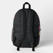 Bright Muster Bedruckter Rucksack (Rückseite)