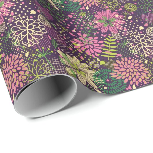 Bright Muster Geschenkpapier (Rolleneckpunkt)